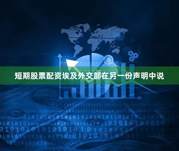 短期股票配资埃及外交部在另一份声明中说
