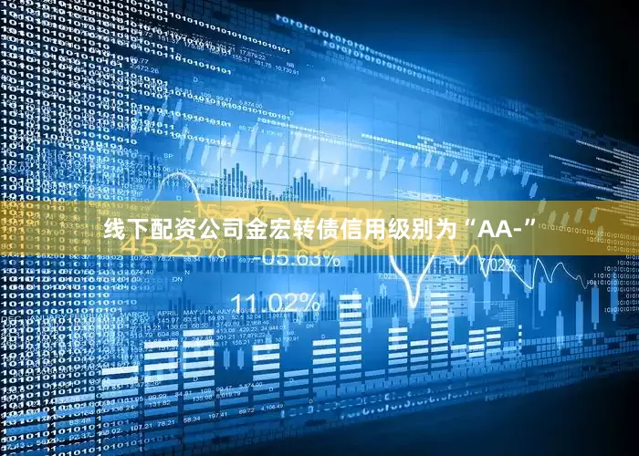 线下配资公司金宏转债信用级别为“AA-”
